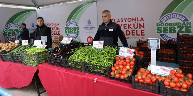 Tanzim noktalarında 297,7 ton sebze satıldı