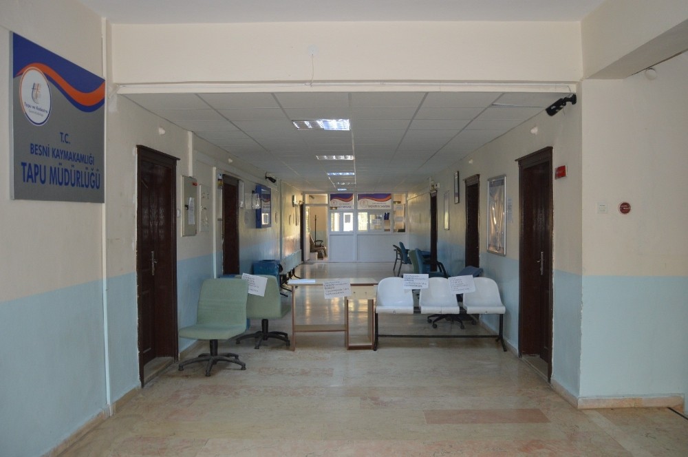Tapu Müdürlüğü karantinaya alındı 