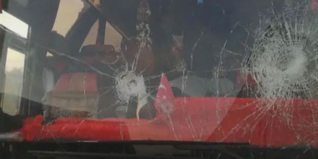 Taraftar otobüsüne silahla saldıran şüpheli tutuklandı