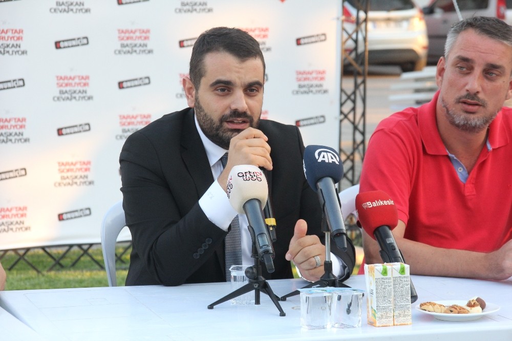 Taraftar sordu başkan cevapladı 