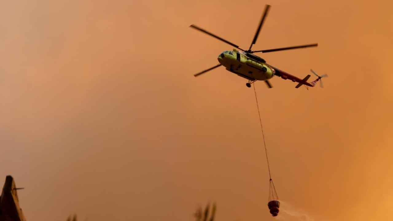Taraklı'da başlayan yangın Gölpazarı'na ulaştı