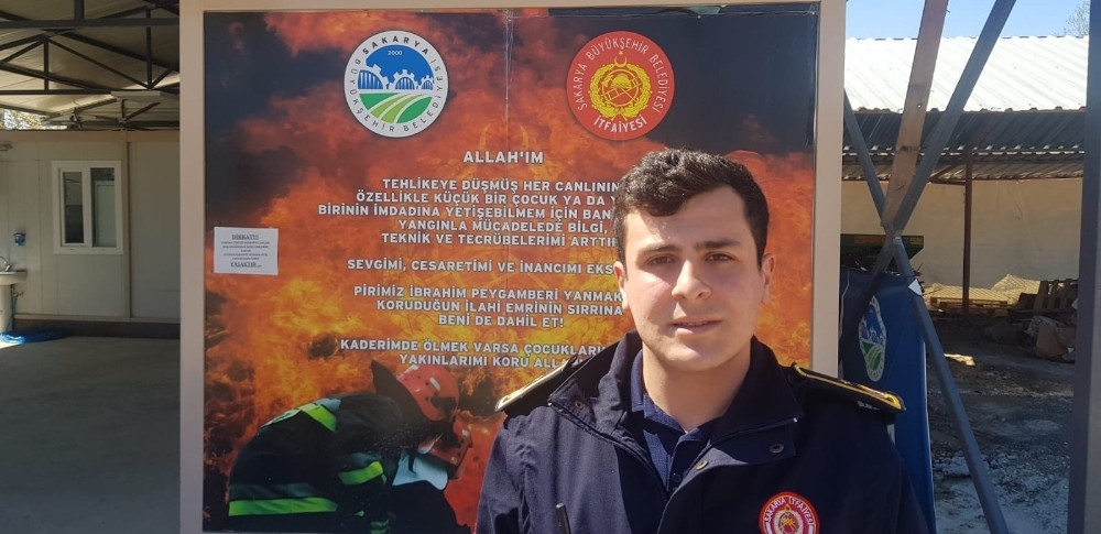 Taraklı’da Hüseyin Rahmi Arvasi İtfaiye Grup Amiri oldu 
