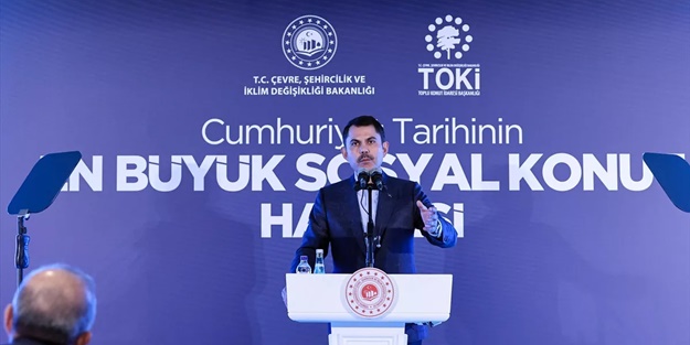 Tarih de verdi! Bakan Kurum'dan konut cevabı