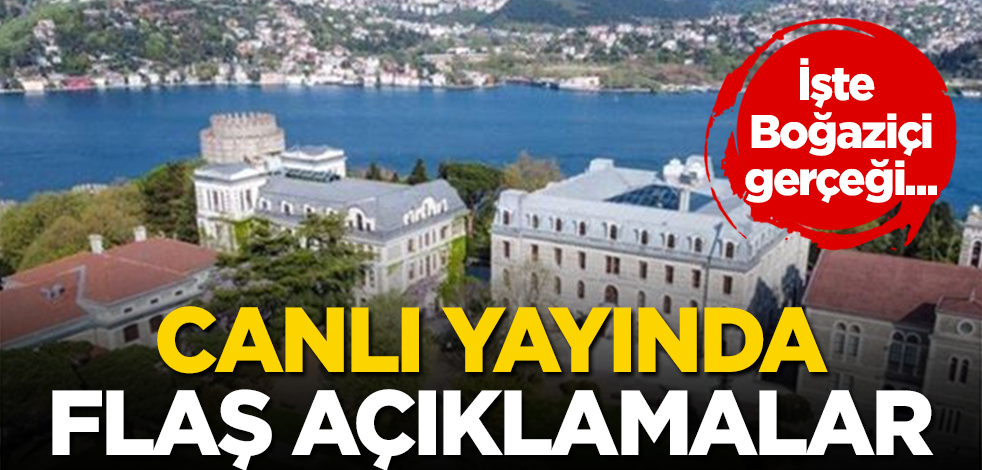 Tarihçi yazar İsmail Nacar'dan canlı yayında flaş Boğaziçi açıklaması