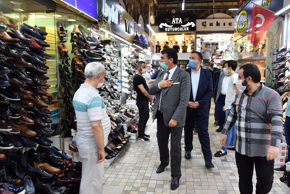 Tarihi çarşıya Osmangazi eli 