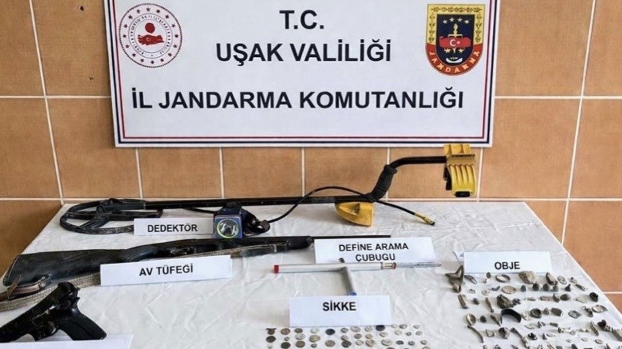 Tarihi eser kaçakçısına baskın