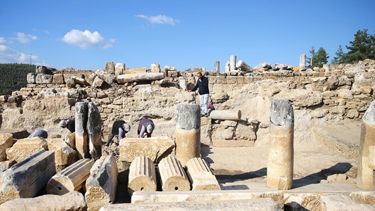 Tarihi keşif! Büyük bir keşfe imza attılar: Hyllarima Antik Kenti'nde dükkanlar gün yüzüne çıkarıldı