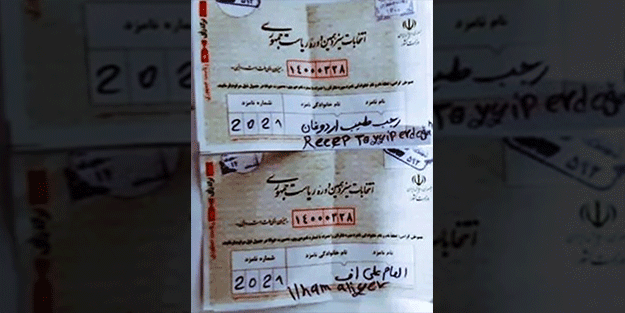 Tarihi seçimde Erdoğan ve Aliyev'e de oy çıktı!