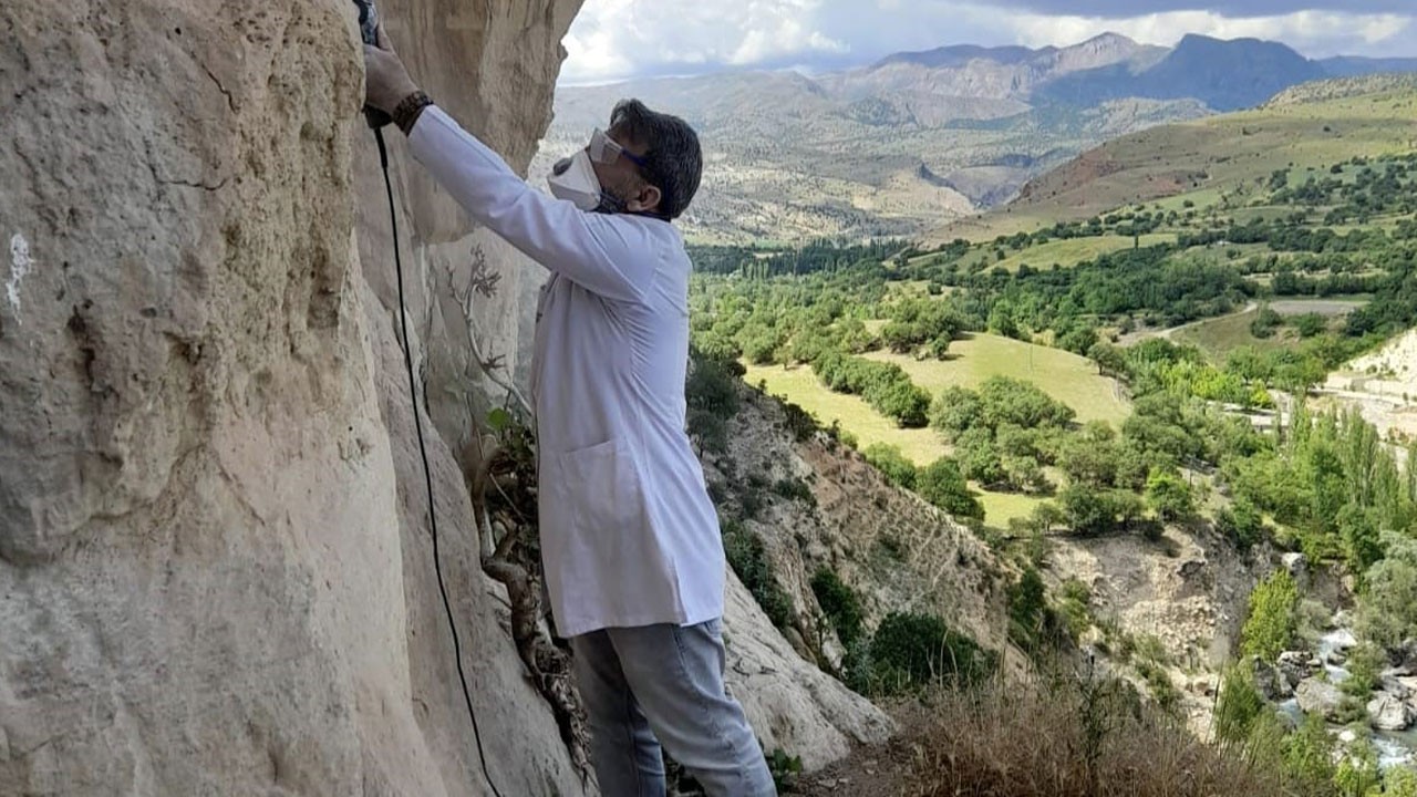 Tarihi Urartu mağaraları böyle temizlendi