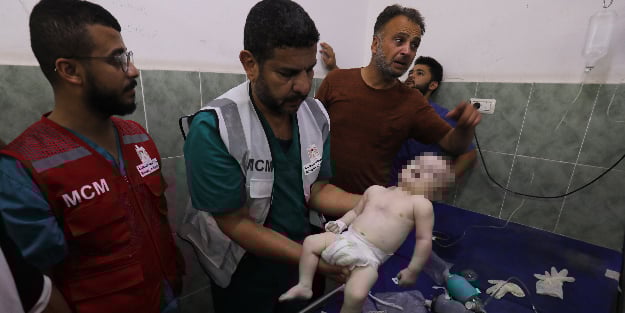 Tarihte görülmemiş katliam! İsrail Gazze'de çocuk hastanesini fosfor bombalarıyla vurdu