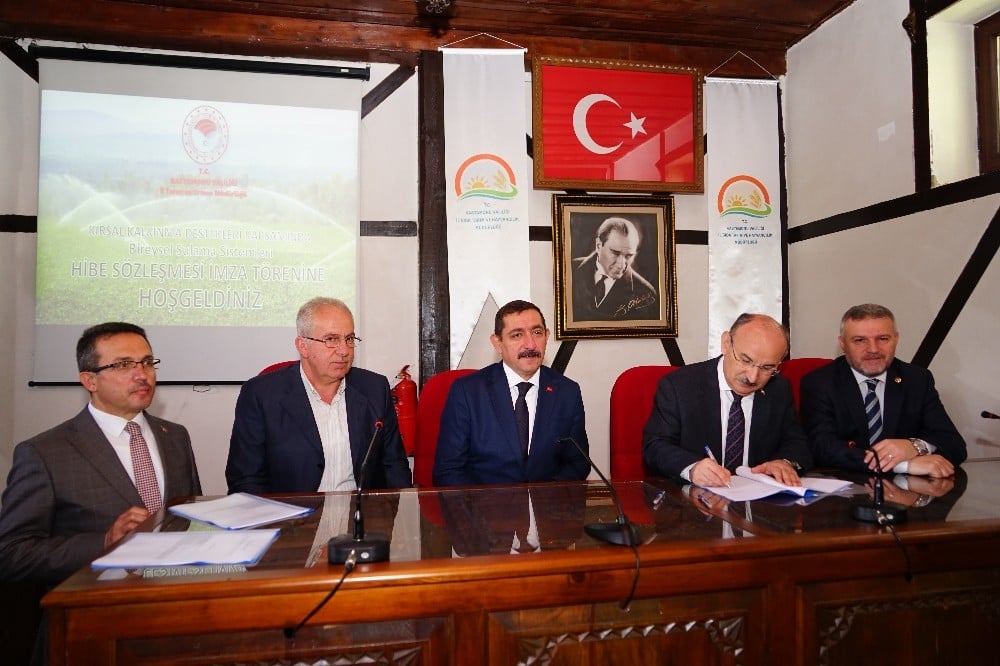 Tarım İl Müdürlüğü’nde 231 proje sahibiyle hibe sözleşme imzalandı 