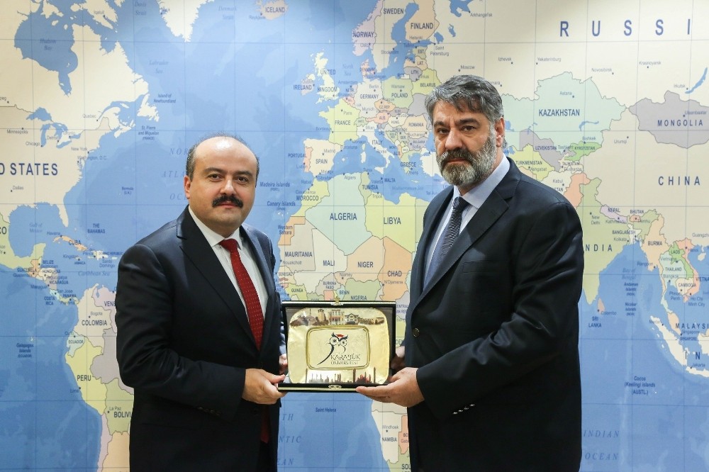 Tarım ve Orman Bakan Yardımcısı Fatih Metin’den Rektör Polat’a ziyaret 