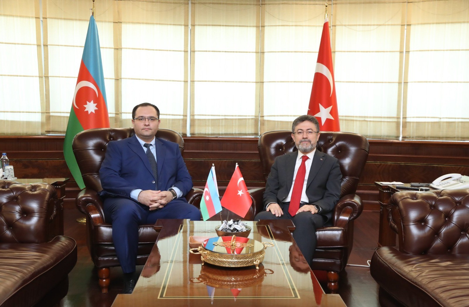 Tarım ve Orman Bakanı İbrahim Yumaklı Azerbaycanlı mevkidaşı Mammadov’u ağırladı