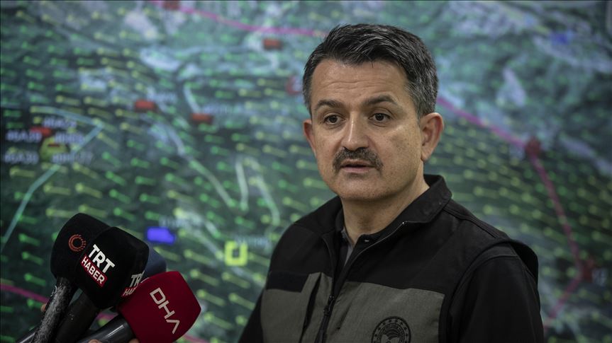 Tarım ve Orman Bakanı Pakdemirli'den Hatay'daki orman yangınına yönelik açıklama