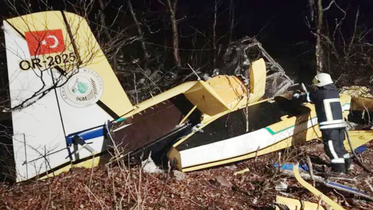 Tarım ve Orman Bakanlığından düşen uçakla ilgili açıklama: Girdiği buluttan çıkamadı