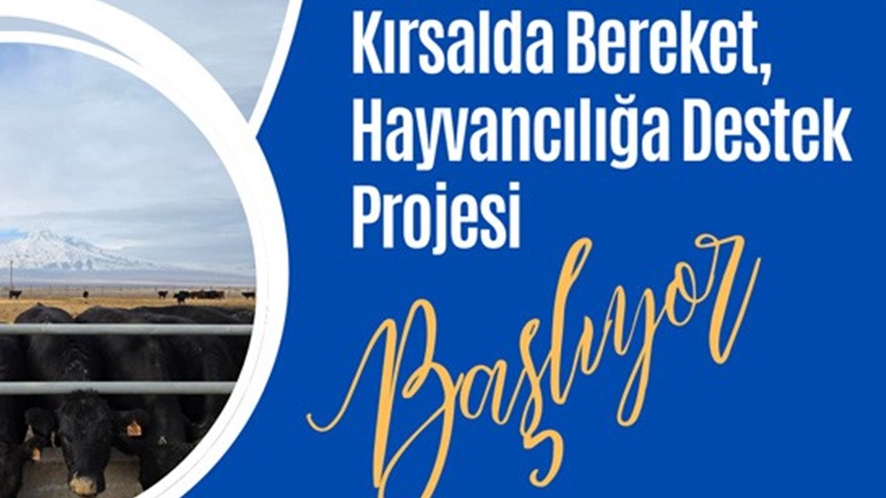 Tarım ve Orman Bakanlığı’ndan hayvancılığa büyük destek