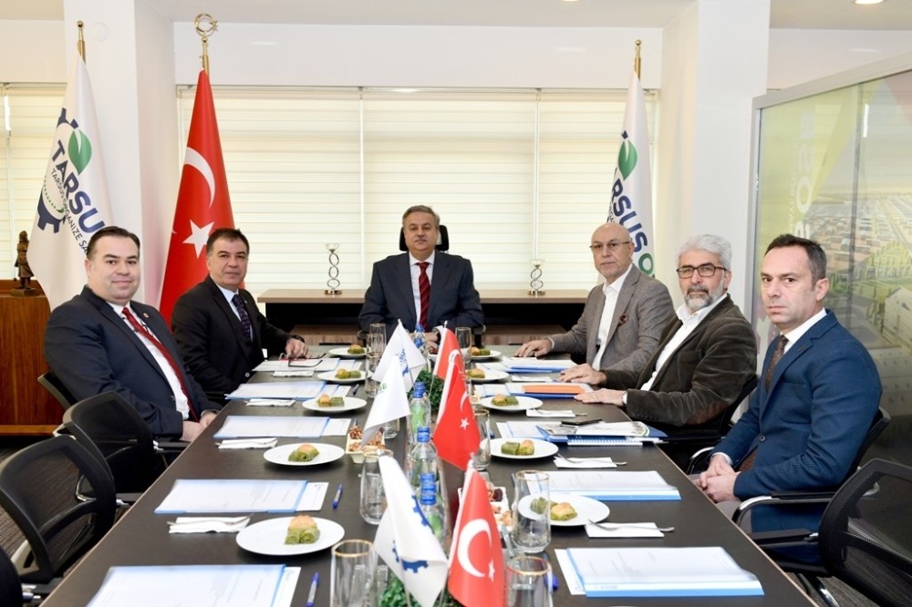 Tarsus OSB Müteşebbis Heyet Toplantısı Vali Su başkanlığında yapıldı 