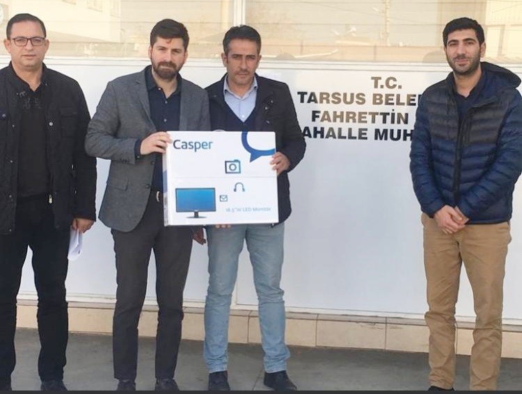 Tarsus’ta muhtarlara bilgisayar 
