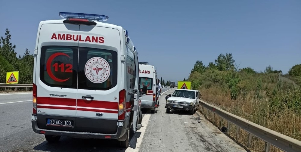 Tarsus’ta trafik kazası: 6 yaralı 