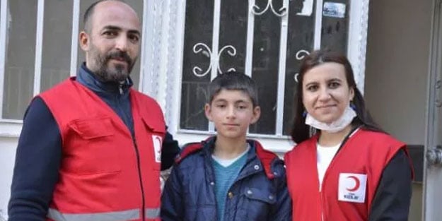 Tartıcı çocuğun ailesine destek yağıyor