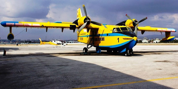 Tartışma konusu olmuştu! Yangın söndürme uçakları ilk kez görüntülendi