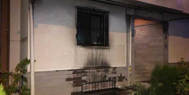 Tartıştığı ailesinin evini yaktı