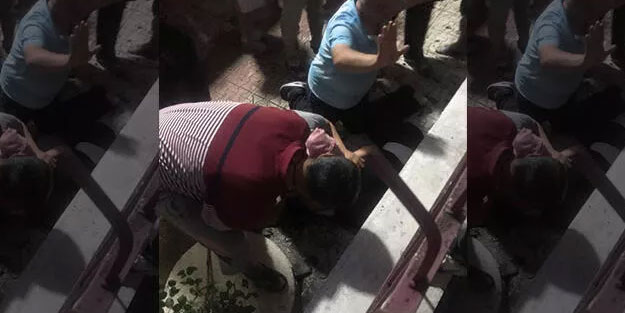 Tartıştığı komşusunu balkondan attı