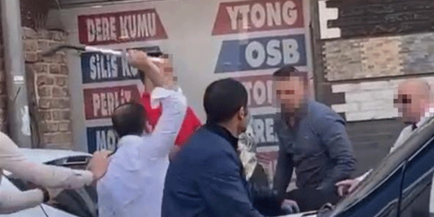 Tartıştığı sürücünün kafasında sopa kırdı