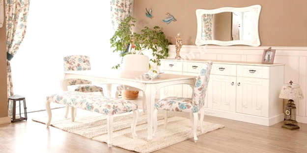 Tarzınıza uygun country yemek odaları