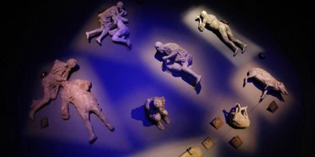 Taş kesilen şehir 'Pompei' - FOTO