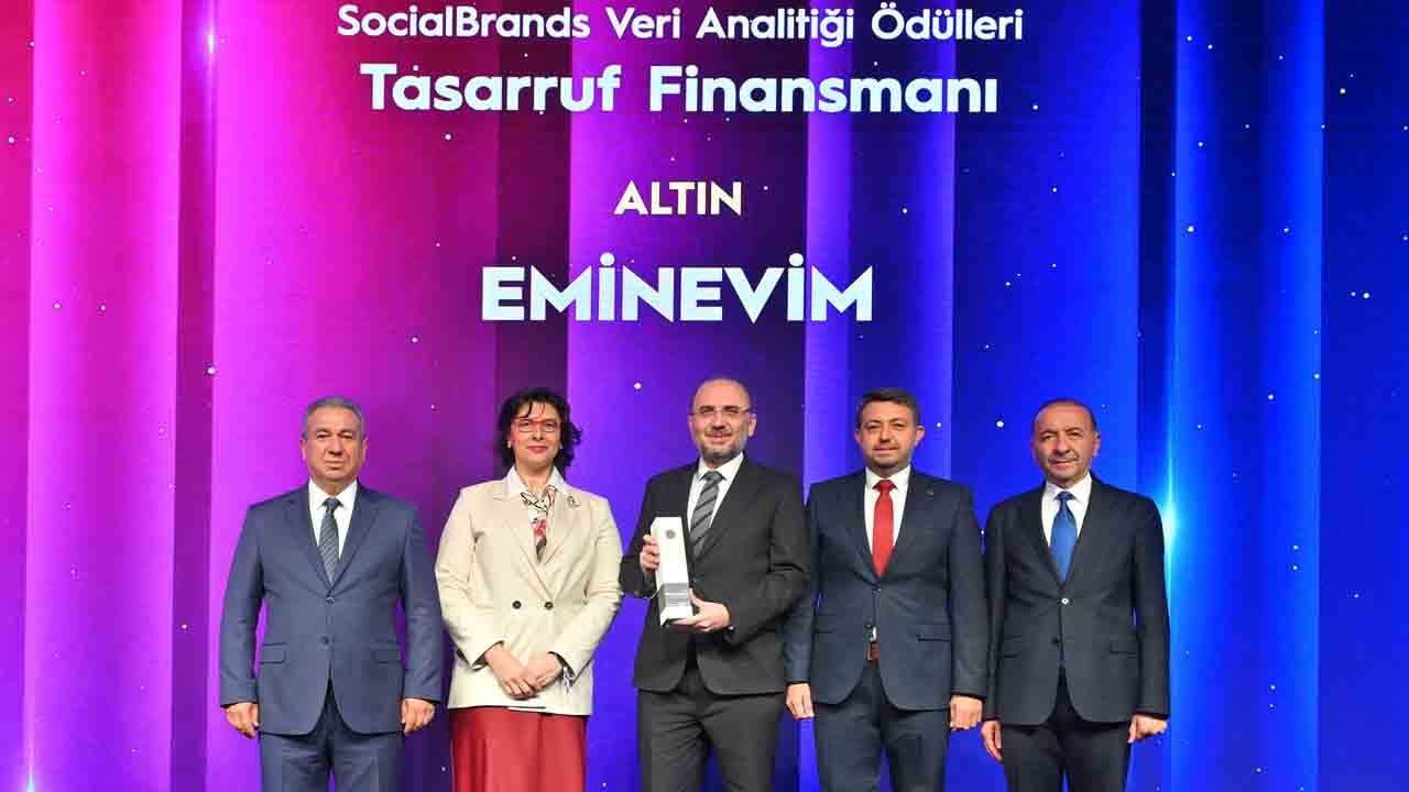 Tasarruf finansmanında ilk sırada: Eminevim’e altın ödül