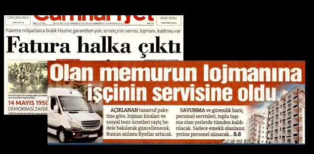 Tasarrufta da dansöze döndüler