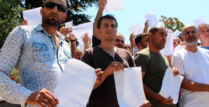 Taşeron madenciler kadro istiyor