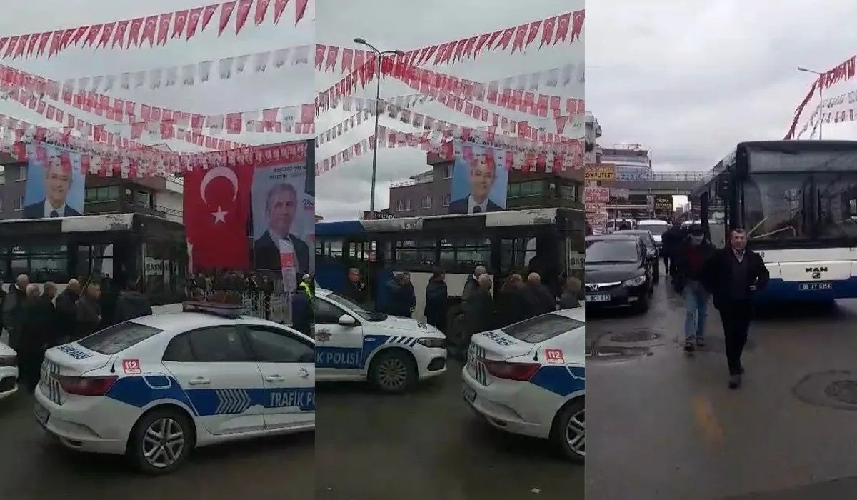 Taşımalı mitinglere devam! Kamu araçları Mansur’a çalışıyor
