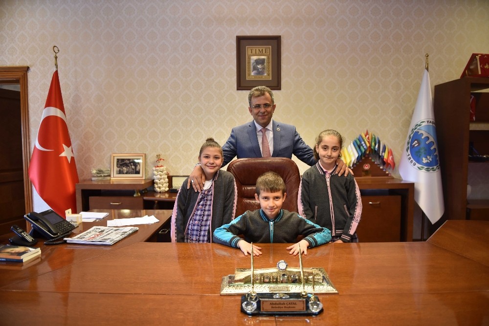 Taşköprü’de başkanlık koltuğuna Kaan Mert Topçu oturdu 