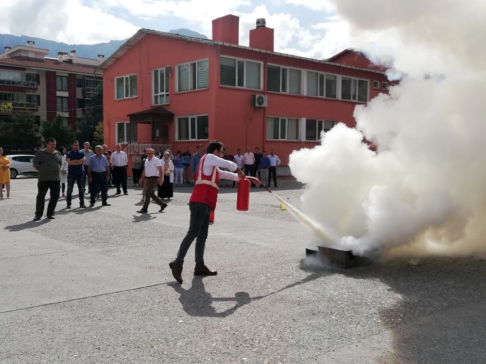 Tatbikat gerçeğini aratmadı 