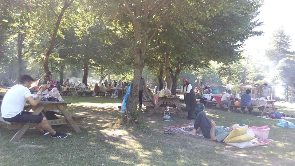 Tatilciler Düzce’nin mesire alanlarına akın etti 