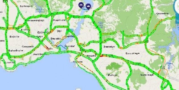 İstanbul'da yollar boş kaldı!
