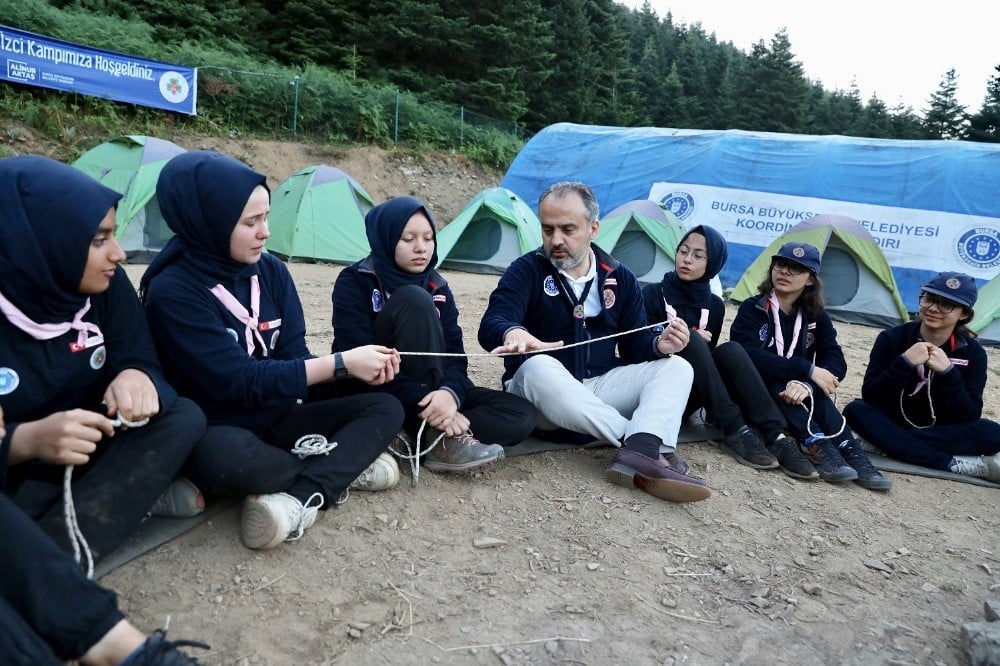 Tatilin keyfini Büyükşehir’le çıkardılar 