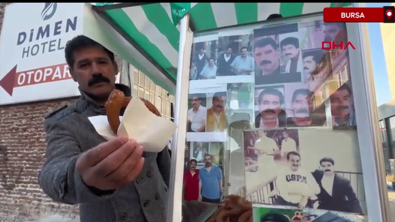 Tatlıses hayranı tatlıcı Bursa’nın ilgi odağı oldu! Neden mi?