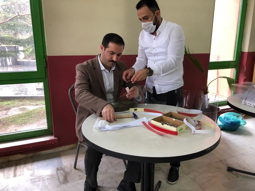 Tatvan Belediyesinden siperlik maske üretimi 