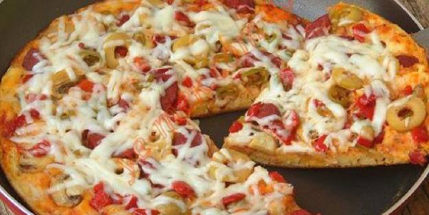 Tavada pizza tarifi, nasıl yapılır? Kolay tarif