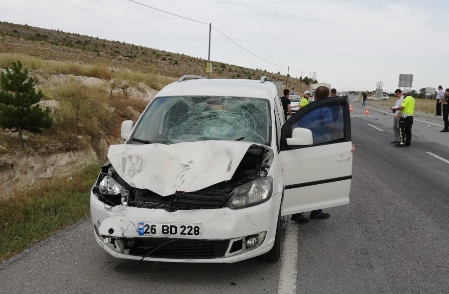 Tavşanlı’da trafik kazası, 1 kişi yaralandı 