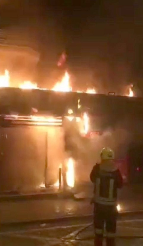 Tavukçudaki yangın korkuttu 
