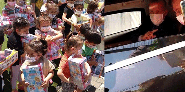 ‘Tayyip Dede’sinden çocuklara sürpriz