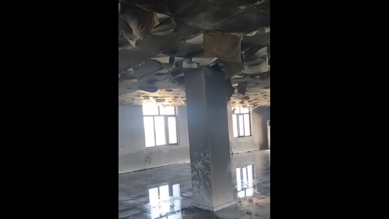 Taziye evi alevlere teslim oldu