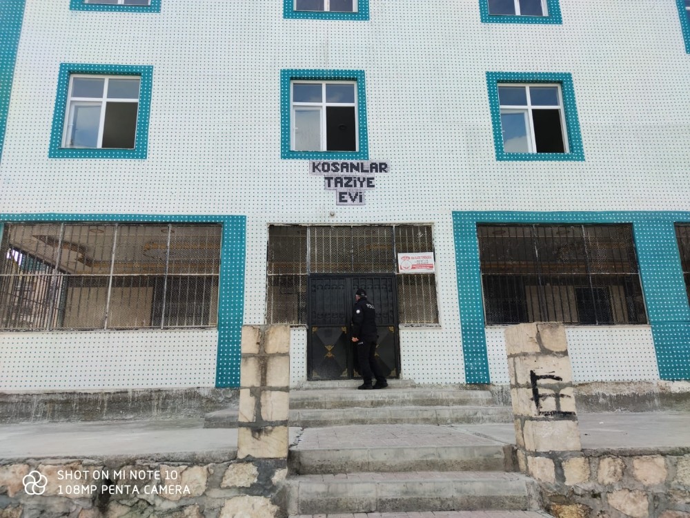 Taziye evlerine korona virüs önlemi 