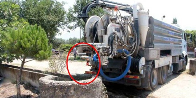 Tazyikli su boğazını yırttı