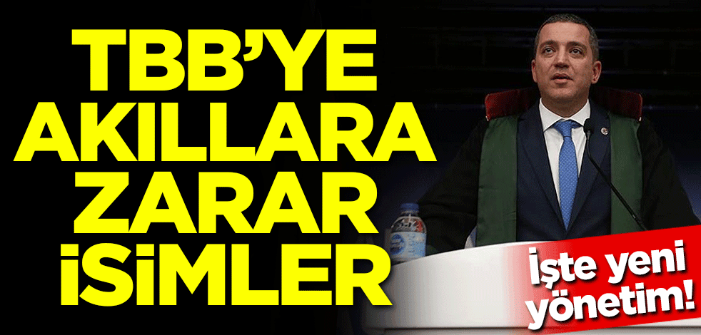 TBB'ye akıllara zarar isimler! İşte yeni yönetim