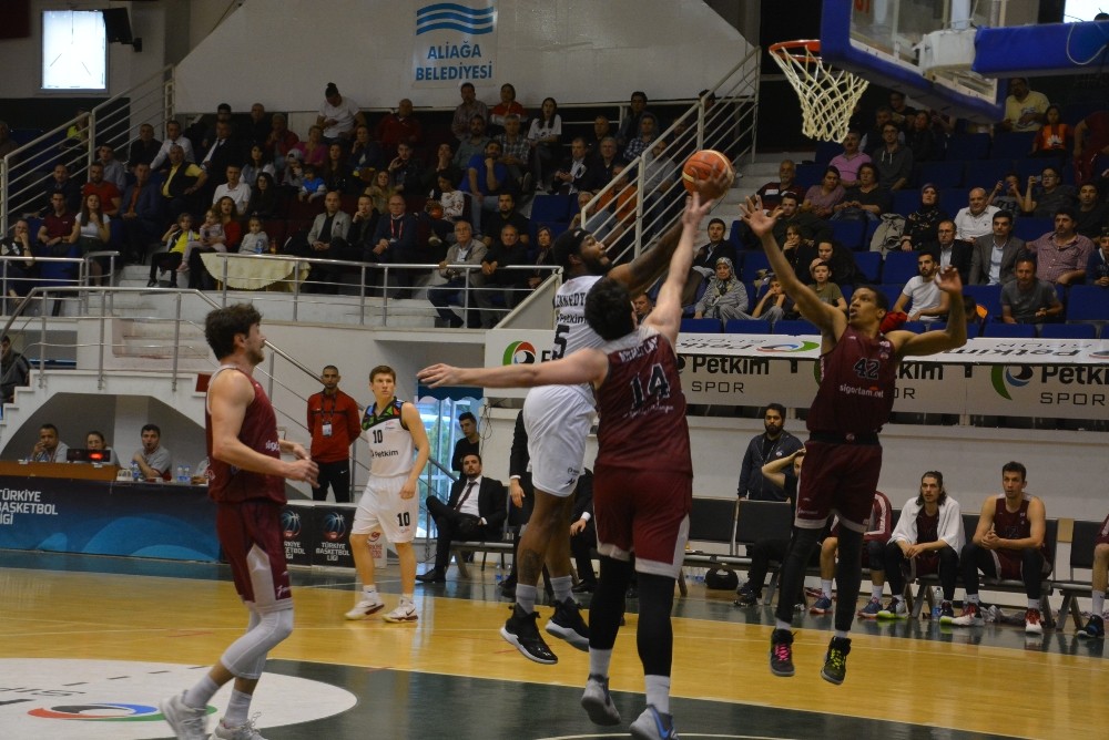 TBL 1. Lig Play-Off: Petkim Spor: 61- Sigortam.Net İTÜ BB: 69 